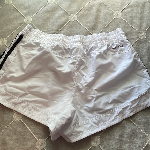 White and Grey Adidas shorts size Medium - Picture 2 of 6